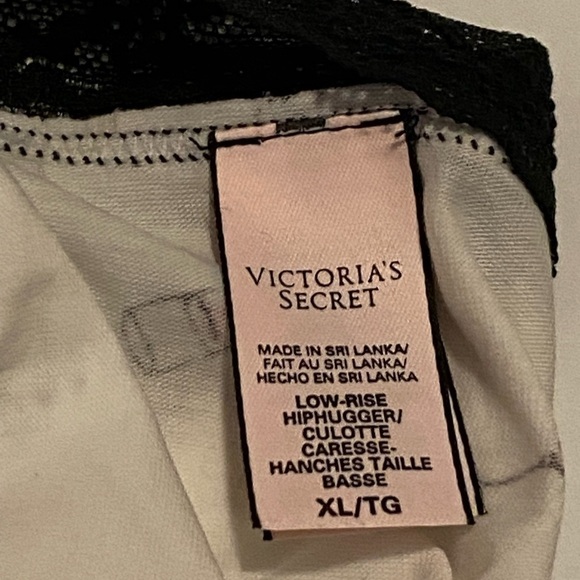 Victoria’s Secret Champagne Print Low Rise Hiphugger Size XL New Without Tag - Picture 3 of 6